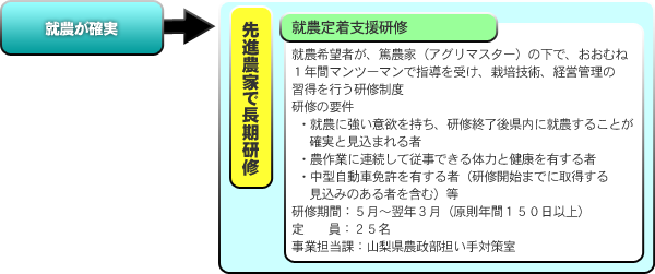 就農が確実 就農が確実